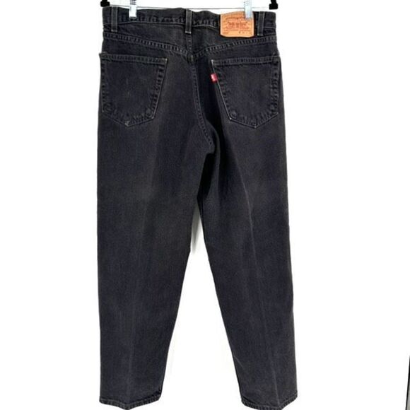 Vintage Y2K Levi’s 550 Charcoal‎ Black Size Women’s size 12 - Picture 3 of 16